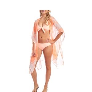 Cyn & Luca Tie Dye Kimono Swimsuit Cover up